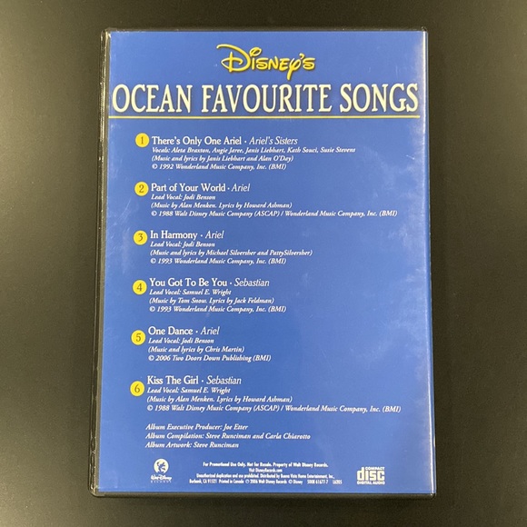 Ocean Favourite Songs from and Inspired by the Little Mermaid - CD - Picture 2 of 5